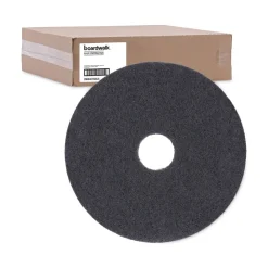 Clearance 16 in. Diameter Stripping Floor Pads - Black (5/Carton) Cleaning & Janitorial Supplies
