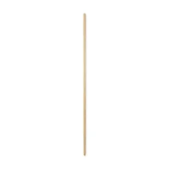 Online 0.94 in. Diameter x 54 in. Lacquered Hardwood Threaded End Broom Handle - Natural Cleaning & Janitorial Supplies