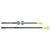 Clearance 1.5 in. Diameter x 59 in. Length 2-Piece Metal Handle with Plastic Jaw Head - Black/Yellow (1-Carton) Cleaning & Janitorial Supplies