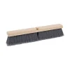 Hot 3 in. Gray Flagged Polypropylene Bristles 18 in. Brush Floor Brush Head Cleaning & Janitorial Supplies