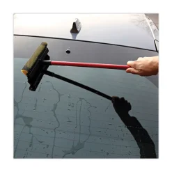 Hot 21 in. Handle 8 in. Wide Blade General-Duty Squeegee - Black/Red Cleaning & Janitorial Supplies