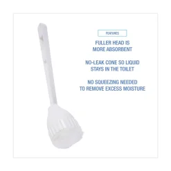 Best 10 in. Handle 2 in. Mop Head Cone Bowl Mop - White Cleaning & Janitorial Supplies