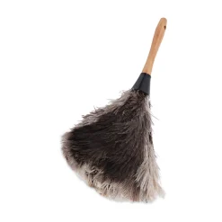 Discount 7 in. Handle Professional Ostrich Feather Duster Cleaning & Janitorial Supplies
