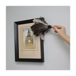 Discount 7 in. Handle Professional Ostrich Feather Duster Cleaning & Janitorial Supplies