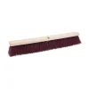 Clearance 3.25 in. Maroon Stiff Polypropylene Bristles 24 in. Brush Floor Brush Head Cleaning & Janitorial Supplies
