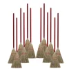 Clearance 36 in. Overall Length Corn/Synthetic Fiber Bristles Corn/Fiber Brooms - Gray/Natural (12/Carton) Cleaning & Janitorial Supplies