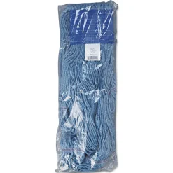Best 5 in. Super Loop Cotton/Synthetic Fiber Wet Mop Head - X-Large, Blue (12/Carton) Cleaning & Janitorial Supplies