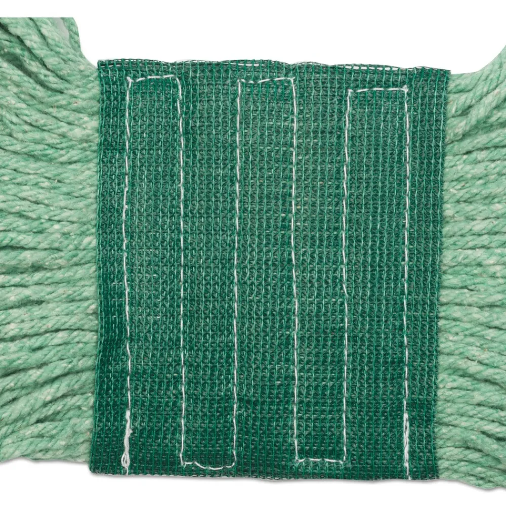 Best 5 in. Super Loop Cotton/Synthetic Fiber Wet Mop Head - Medium, Green (12/Carton) Cleaning & Janitorial Supplies