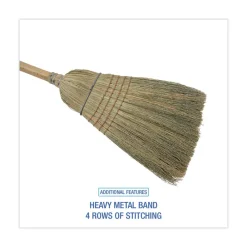 Best 56 in. Warehouse Broom with Corn Fiber Bristles - Natural Cleaning & Janitorial Supplies