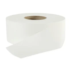 Outlet 3.2 in. x 525 ft. 2 Ply Septic Safe Jumbo Roll Bathroom Tissue - White (12/Carton) Paper & Dispensers