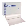 Online 38 in. x 58 in. 60 gal. 14 mic High-Density Can Liners - Natural (200/Carton) Trash & Waste Bins