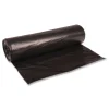 Sale 43 in. x 47 in. 56 gal. 1.6 mil Recycled Low-Density Polyethylene Can Liners - Black (100/Carton) Trash & Waste Bins