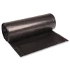 Hot 38 in. x 58 in. 60 gal. 2 mil Recycled Low-Density Polyethylene Can Liners - Black (100/Carton) Cleaning & Janitorial Supplies
