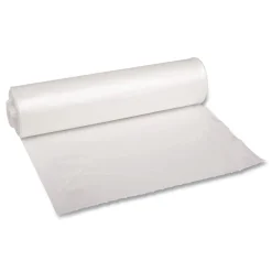Best 33 in. x 39 in. 1.4 mil 33 gal. Recycled Low-Density Polyethylene Can Liners - Clear (100/Carton) Trash & Waste Bins