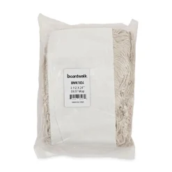 Hot 24 in. x 3 in. Cotton Dust Mop Head - White Cleaning & Janitorial Supplies