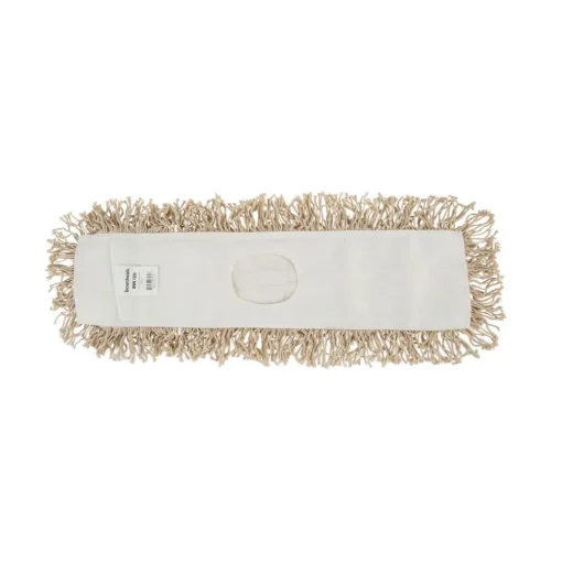 Online 24 in. x 5 in. Industrial Hygrade Cotton Dust Mop Head - White Cleaning & Janitorial Supplies