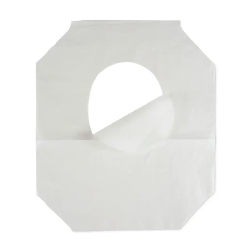 Sale 14.17 in. x 16.73 in. Premium Half-Fold Toilet Seat Covers - White (250/Sleeve, 4 Sleeves/Carton) Cleaning & Janitorial Supplies