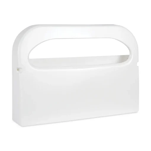 Best 16 in. x 3 in. x 11.5 in. Toilet Seat Cover Dispenser - White (2/Box) Paper & Dispensers