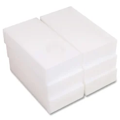 Hot 2.5 in. x 4.5 in. x 1 in. Eraser Pads - White (6 Packs/Carton) Cleaning & Janitorial Supplies