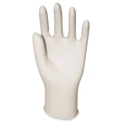 4.4 mil 12 in. Long Powder-Free General-Purpose Latex Gloves - Medium, Natural (100/Box) Cleaning & Janitorial Supplies