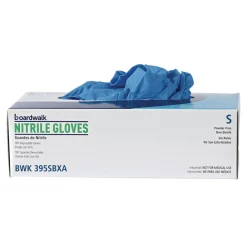 5 mil Disposable Powder-Free Nitrile Gloves - Small, Blue (1000/Carton) Cleaning & Janitorial Supplies