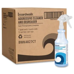 Sale 32 oz. Aggressive Cleaner and Degreaser - Lemon Scent (12/Carton) Cleaning & Janitorial Supplies