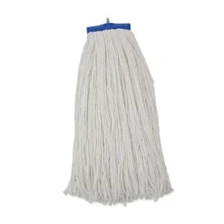 Clearance 24 oz. Cut-End Lie-Flat Rayon Wet Mop Head - White (12/Carton) Cleaning & Janitorial Supplies