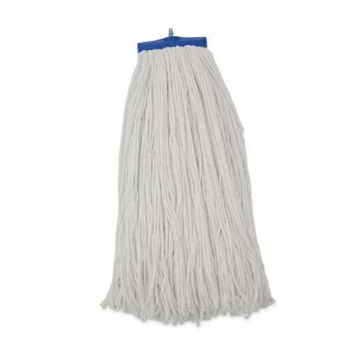 Clearance 24 oz. Cut-End Lie-Flat Rayon Wet Mop Head - White (12/Carton) Cleaning & Janitorial Supplies