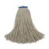 Best 24 oz. Cut-End Lie-Flat Cotton Wet Mop Head - White Cleaning & Janitorial Supplies