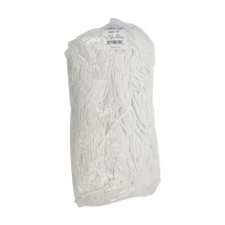 16 oz. Cut-End Lie-Flat Rayon Wet Mop Head - White (12/Carton) Cleaning & Janitorial Supplies