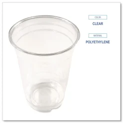 New 14 oz. PET Cups - Clear (50/Bag, 20 Bags/Carton) Tabletop And Serveware