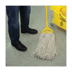 Best 32 oz. 4-Ply Cut-End Cotton Mop Head - White (12/Carton) Cleaning & Janitorial Supplies