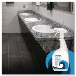 Outlet 32 oz Tile and Grout Cleaner - Minted Evergreen Scent (12/Carton) Cleaning & Janitorial Supplies