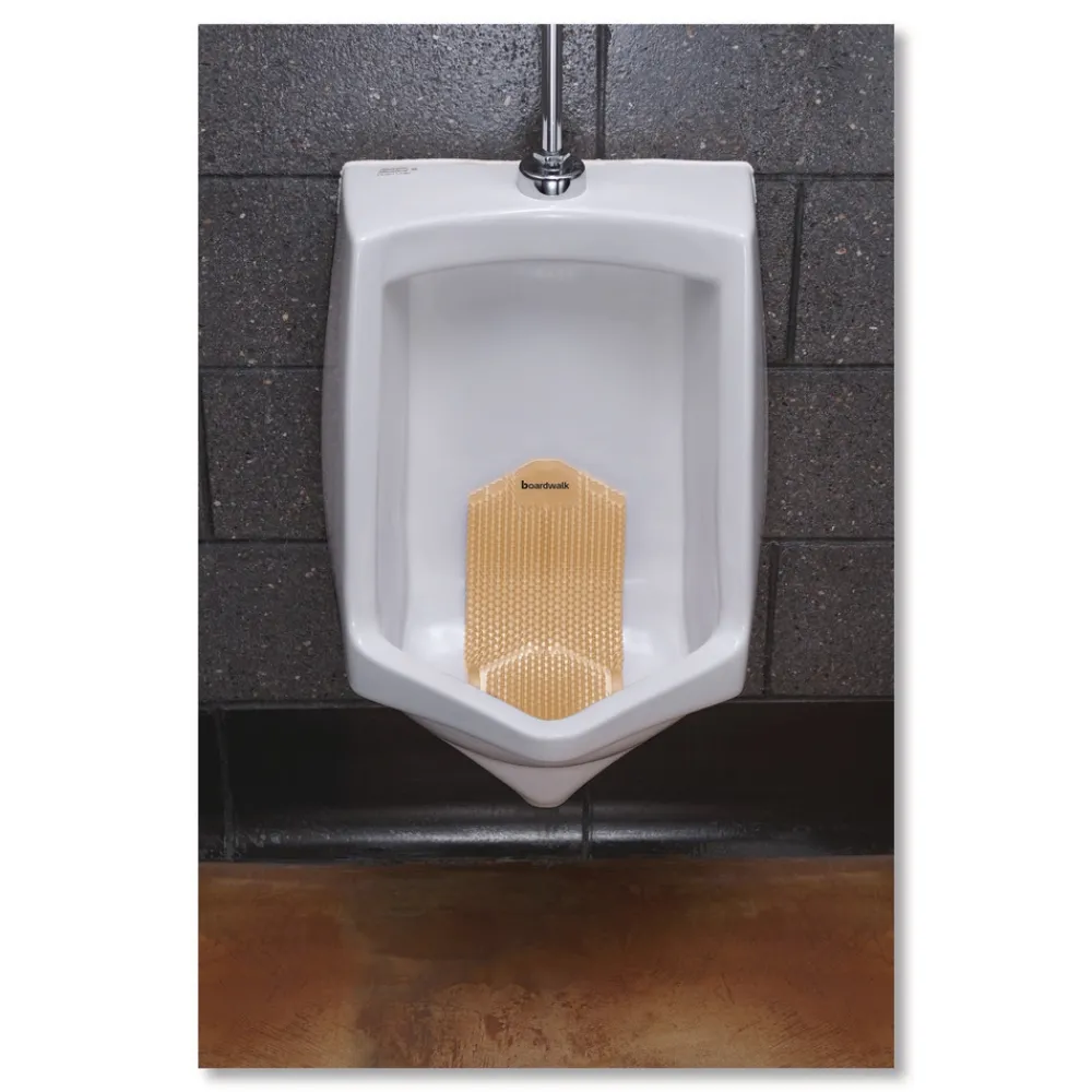 Best 5.22 oz. Vertical Urinal Screen - Summer Sunshine Scent Yellow (6/Carton) Cleaning & Janitorial Supplies