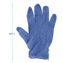 Best 380 Series 4 mil Thick 9.5 in. Long Powder-Free Disposable General-Purpose Nitrile Gloves - Medium, Blue (100/Box, 10 Boxes/Carton) Cleaning & Janitorial Supplies