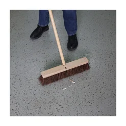 Discount BWK20118 18 in. Brush 3.25 in. Natural Palmyra Fiber Bristles Floor Brush Head Cleaning & Janitorial Supplies