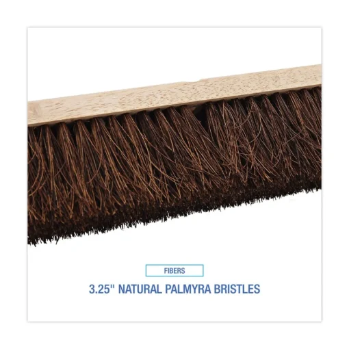 Online BWK20124 24 in. Brush 3.25 in. Natural Palmyra Fiber Bristles Floor Brush Head Cleaning & Janitorial Supplies