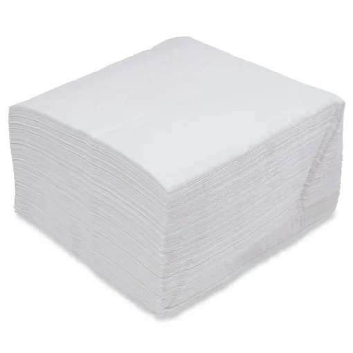 BWK8307 17 in. x 17 in. 1-Ply Dinner Napkin - White (3000/Carton) Paper & Dispensers