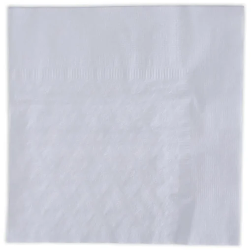 BWK8307 17 in. x 17 in. 1-Ply Dinner Napkin - White (3000/Carton) Paper & Dispensers