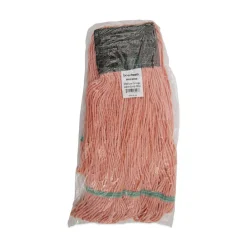 Clearance BWK502OR 5 in. Super Loop Cotton/Synthetic Fiber Wet Mop Head - Medium, Orange (12/Carton) Cleaning & Janitorial Supplies