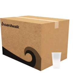 Clearance BWKTRANSCUP20CT 20 oz. Translucent Plastic Cold Cups - Clear (1000/Carton) Tabletop And Serveware