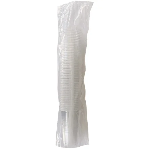 Clearance BWKTRANSCUP20CT 20 oz. Translucent Plastic Cold Cups - Clear (1000/Carton) Tabletop And Serveware