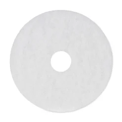 BWK4016WHI 16 in. Diameter Polishing Floor Pads - White (5/Carton) Cleaning & Janitorial Supplies
