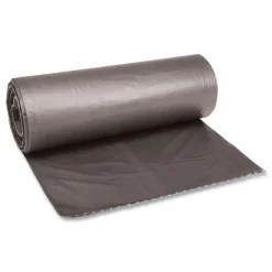 Outlet 100/Carton 60 Gallon .95 mil. 38 in. x 58 in. Low-Density Waste Can Liners - Gray Trash & Waste Bins
