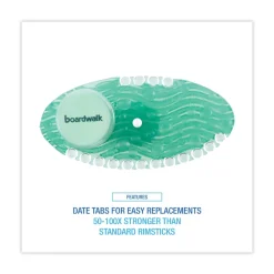 Best Curve Solid Air Freshener - Cucumber Melon Fragrance, Green (10/Box) Odor Control