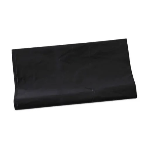 Discount H8647WKK 56 Gallon 1.7 mil 43 in. x 47 in. Flat Pack Linear Low Density Industrial Can Liners - Black (100/Carton) Storage & Organization