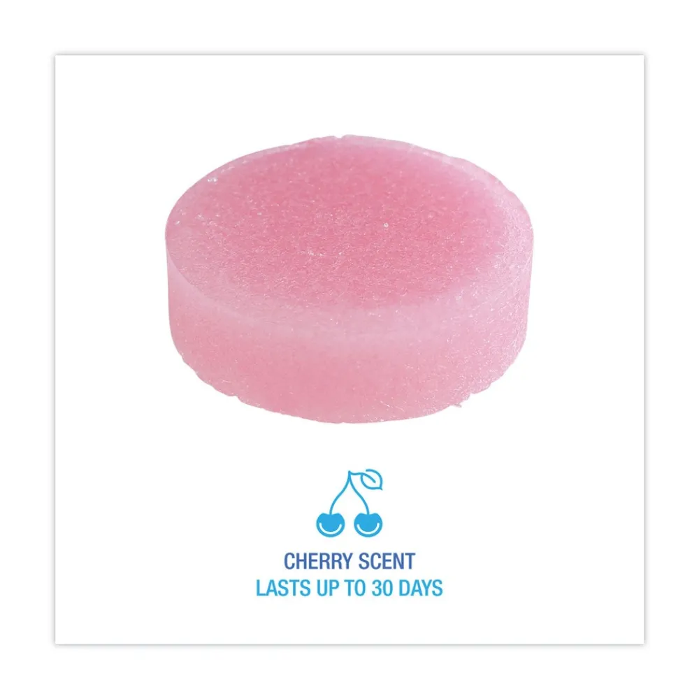 Discount 4PBP012I144M202143000 12 Blocks/Box 4 oz. Cherry Fragrance Urinal Deodorizer Blocks Odor Control
