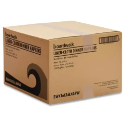 1-Ply 16 in. x 16 in. Linen-Feel Flat Napkins (1000/Carton) Paper & Dispensers