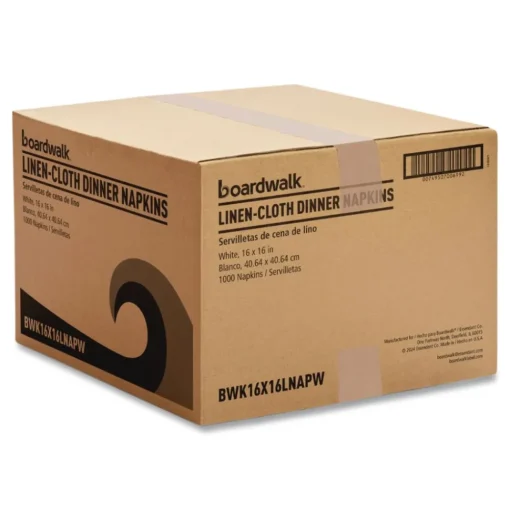 1-Ply 16 in. x 16 in. Linen-Feel Flat Napkins (1000/Carton) Paper & Dispensers