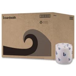 Online 2-Ply Standard Septic Safe 4 in. x 3 in. Toilet Tissue - White (96/Carton) Paper & Dispensers